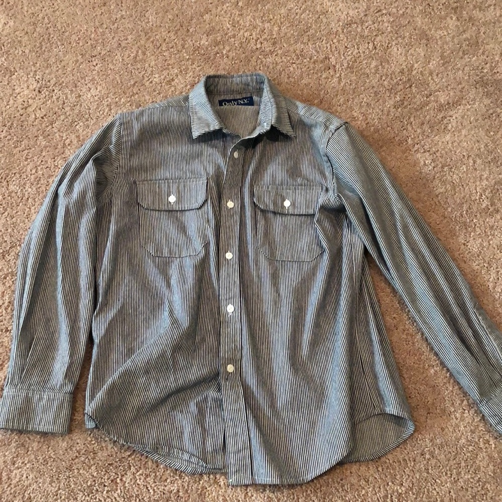 Only Ny Long Sleeve Button Up